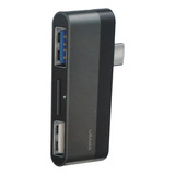 Mini Hub Type c 3 Saidas Usb Compativel Android E Ios