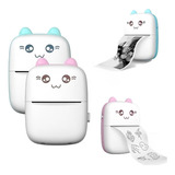 Mini Impressora De Bolso Térmica Bluetooth Criança Gatinho