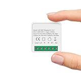 Mini Interruptor Inteligente 16A Wifi Diy Suporta 2 Vias De Controle Módulo De Automação Residencial Inteligente Funciona Com Alexa Google Casa Inteligente