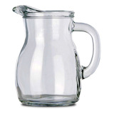 Mini Jarra Com Alça 250ml Vidro Bistrot Brocca Bormioli Cor Transparente