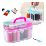 Mini Kit De Costura E Linhas C 30 Peças Completo Portátil