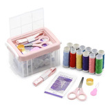 Mini Kit De Costura Estojo Viagem Tesoura Linha Emergencia