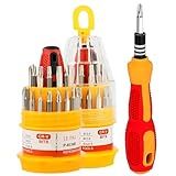 Mini Kit De Ferramentas Chaves De Precisão Fenda Philips Torx 30 Pontas Com Ímas Jogo De Chaves De Precisão Para Pequenos Reparos Em Eletrônicos Computador PC Celular Smartphone Tablets Óculos