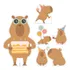 Mini Kit Display Festa Infantil Capivara Cute M2