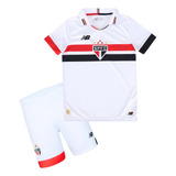 Mini Kit New Balance São Paulo Fc Infantil - Original