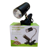 Mini Lâmpada Uva uvb 50w 3 0   Aquecimento   Suporte Grampo 127v