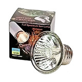 Mini Lâmpada Uva uvb 50w Aquecimento 3 Em 1 Halogen 110v