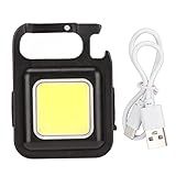 Mini Lanterna LED COB Chaveiro Recarregável Multifuncional Mini Lanterna 4 Modos De Luz Luz De Bolso Portátil Adequada Para Acampamentos E Caminhadas