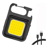 Mini Lanterna Led Potente Recarregável Com Abridor Mosquetão