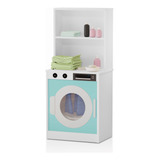 Mini Lavanderia Lava Roupas Infantil Menta Mdf Envio Rápido