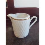 Mini Leiteira Antiga Marca Real Detalhes Em Dourado
