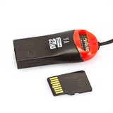 Mini Leitor De Cartão Micro Sd m2 Adaptador Usb 2 0 Pendrive
