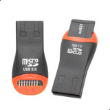 Mini Leitor De Cartão Micro Sd M2 Adaptador Usb Pendrive