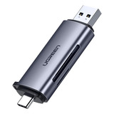 Mini Leitor De Cartão Micro Sd Tf Adaptador Usb Usb c 3 0