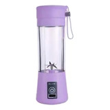 Mini Liquidificador Copo Mixer Elêtrico Batedor Shake Frutas Cor Violeta 110v 220v
