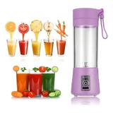 Mini Liquidificador Portátil Juice Quebra Gelo Potente Cor Violeta 110v 220v bivolt 