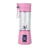 Mini Liquidificador Portátil Rosa Kp ta01 Motor Alta Veloc