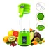 Mini Liquidificador Portatil Shake Juice Cup Y Cabo Usb Cor Verde
