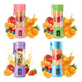 Mini Liquidificador Portátil Shake Suco Juice Cup Cabo Usb Cor Rosa 110v 220v