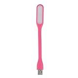 Mini Luminária Com Lâmpada Led USB Portátil Flexível Rosa
