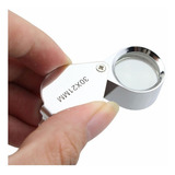 Mini Lupa 30x 21mm relojoeiro Joalheiro Inox Pronta