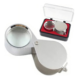Mini Lupa Mão Zoom 20x 21mm Articulada Joalheiro Relojoeiro