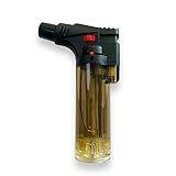 Mini Maçarico Culinário Portátil Cozinha Camping Multiuso Manual Controle De Chama Gourmet