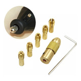 Mini Mandril Acoplável Mandril Para Motor Kit 7 Pçs 3 17mm
