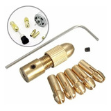 Mini Mandril Acoplável Mandril Para Motor Kit 7 Peças
