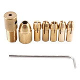 Mini Mandril Acoplável Mandril Para Motor Kit 7 Peças