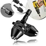 Mini Mandril Aperto Rápido 8mm Adaptador Haste 1 4Pol Pinça Para Parafusadeira Furadeira Driver Broca