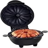 Mini Máquina De Bolo Elétrica Assadeira Bundt Faz Bolos E Waffles 110V Portátil