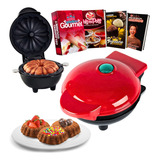 Mini Máquina De Bolo Elétrica Curso Bolo Caseiro Pote Doce Cor Vermelho 127v