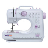 Mini Máquina De Costura 12 Pontos West 512 Westpress Cor Branco 110v 220v