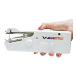 Mini Máquina De Costura De Mão Westpress 10408 Portátil Branca