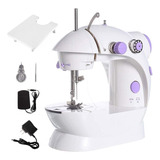 Mini Máquina De Costura Doméstica Portátil Com Mesa De Apoio