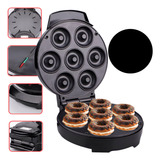 Mini Máquina De Fazer Donuts Rosquinhas Com 7 Furos 110 220v