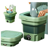 Mini Maquina De Lavar Roupa Portátil Dobrável Centrifuga 11l