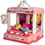 Mini Máquina De Pegar Ursinhos Máquina De Pegar Bichinhos De Pelúcia Infantil Com Sons E Temporizador Diversão Para Crianças A Partir De 3 Anos Jogo De Arcade Em Miniatura Coelho Rosa 