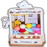 Mini Máquina De Pegar Ursinhos - Máquina De Pegar Bichinhos De Pelúcia Infantil, Com Sons E Temporizador, Diversão Para Crianças A Partir De 3 Anos, Jogo De Arcade Em Miniatura (urso - Marrom)