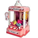 Mini Máquina De Pegar Ursinhos URSO ROSA Máquina De Pegar Bichinhos De Pelúcia Máquina De Garra Infantil Mini Máquina De Pegar Pelúcia Com Sons Máquina De Pegar Ursinhos De Brinquedo Grua