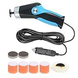 Mini Máquina De Polir 60W Com Acendedor De Cigarros 8500RPM Velocidade Variável Polidor De Carro Polidor Elétrico Limpeza De Polimento Máquina De Enceramento Ferramenta De Reparo De Arranhões De Blue Delivery With Cigarette Lighter