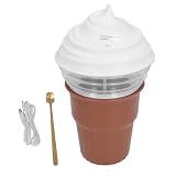 Mini Máquina De Sorvete BTSEURY  Máquina De Fazer Sorvete Com Capacidade De 450ml  Sorveteira Elétrica Automática Multifuncional Para Sorvete Caseiro  Sorvete De Iogurte
