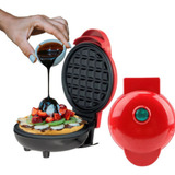 Mini Maquina De Waffle Cake Grill Panqueca Antiaderente