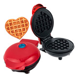 Mini Máquina De Waffle Forma Coração