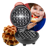 Mini Maquina De Waffle Gril Panqueca Elétrica Portatil Forma
