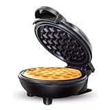 Mini Maquina De Waffle Preta