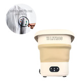 Mini Máquina Lavar Roupa Dobrável Portátil Bivolt 11 Litros
