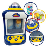 Mini Maquina Pegar Ursinho Brinquedo Musica Diversão