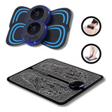 Mini Massageador 2 Tapete Massagem Portátil Elétrico Kit